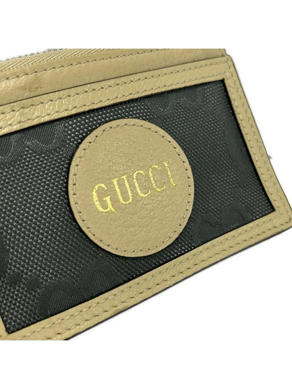 Gucci Coin Case Off the Grid Dark Gray Beige with Pass Leather - Picture 4 of 6